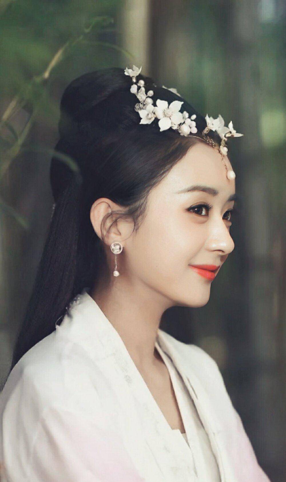 赵丽颖这些照片,十个粉丝九个没见过!_造型_红衣_袁冰妍