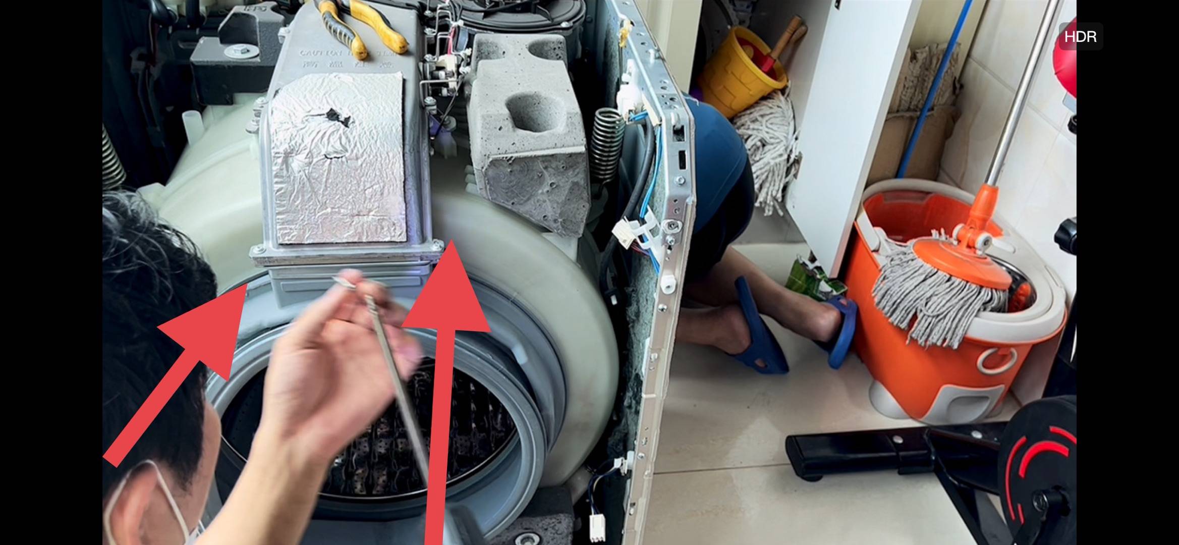 三洋帝度带烘干滚筒洗衣机清洗