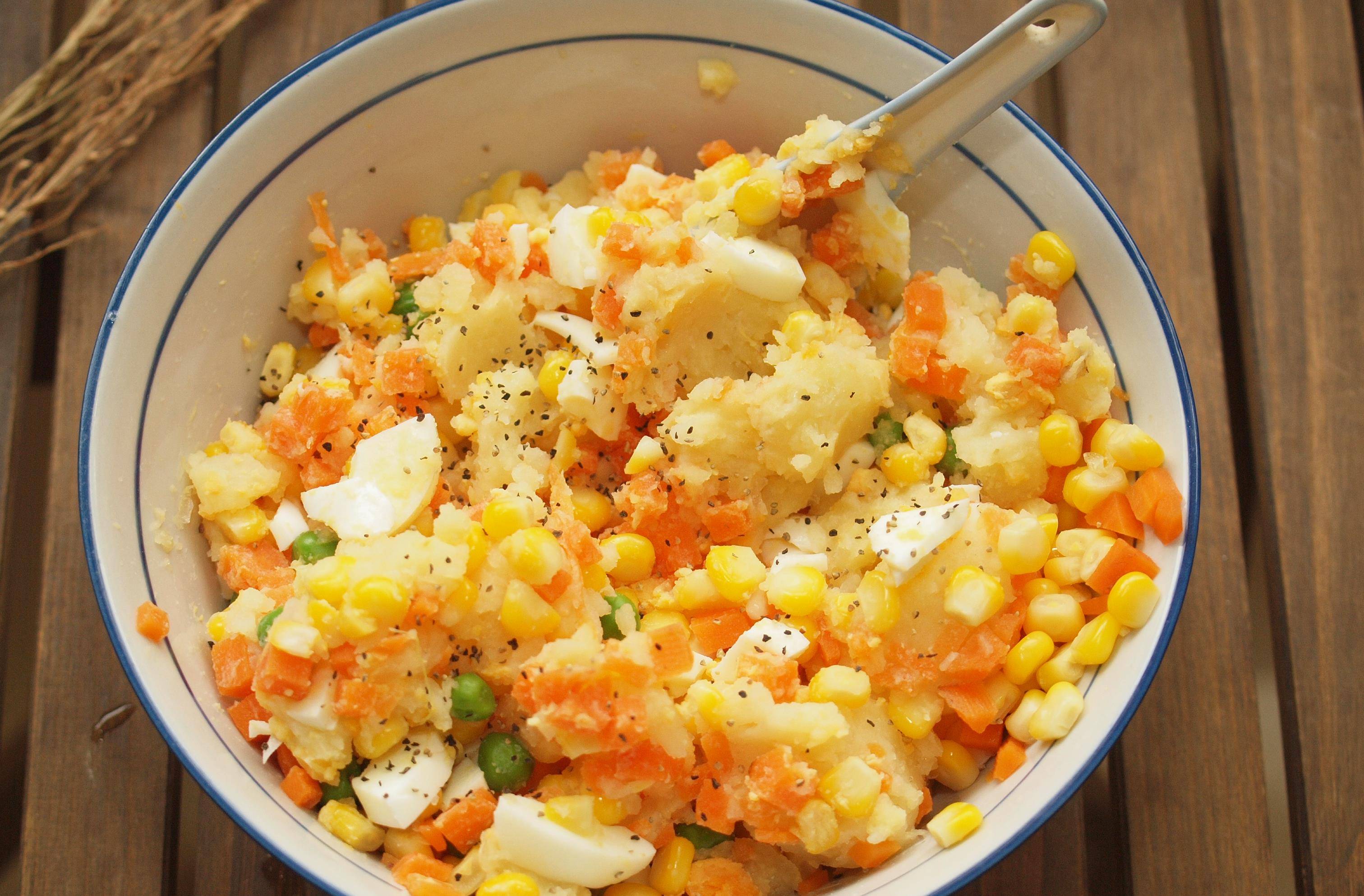 土豆沙拉:可以当主食的蔬果大餐