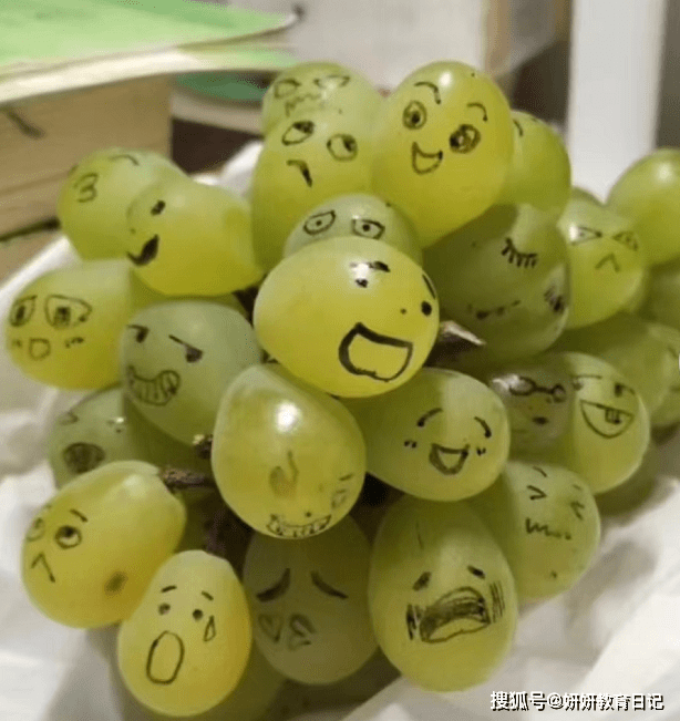 小学生说他在专心写作业,家里葡萄都不干了,网友:动手了吗?