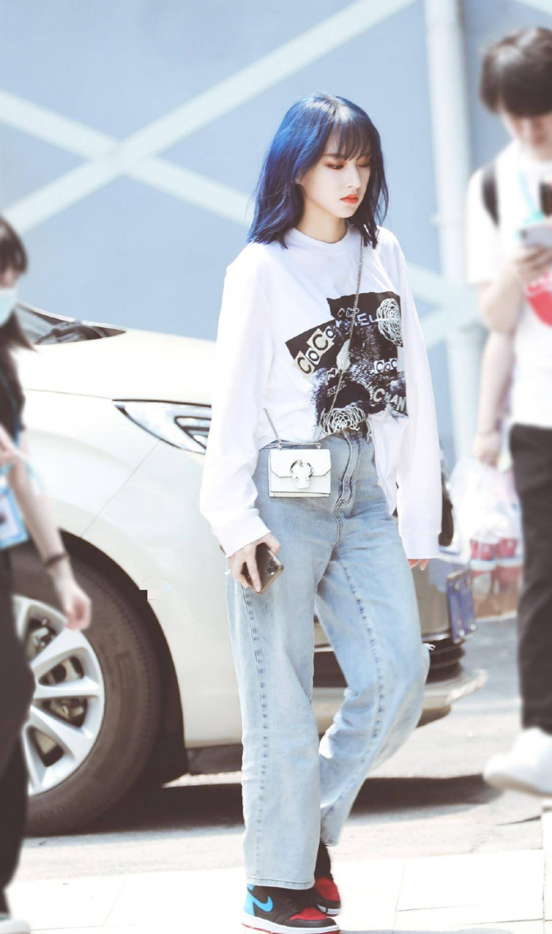 程潇的穿搭风格太爱了,美得猝不及防_显得_设计_白色