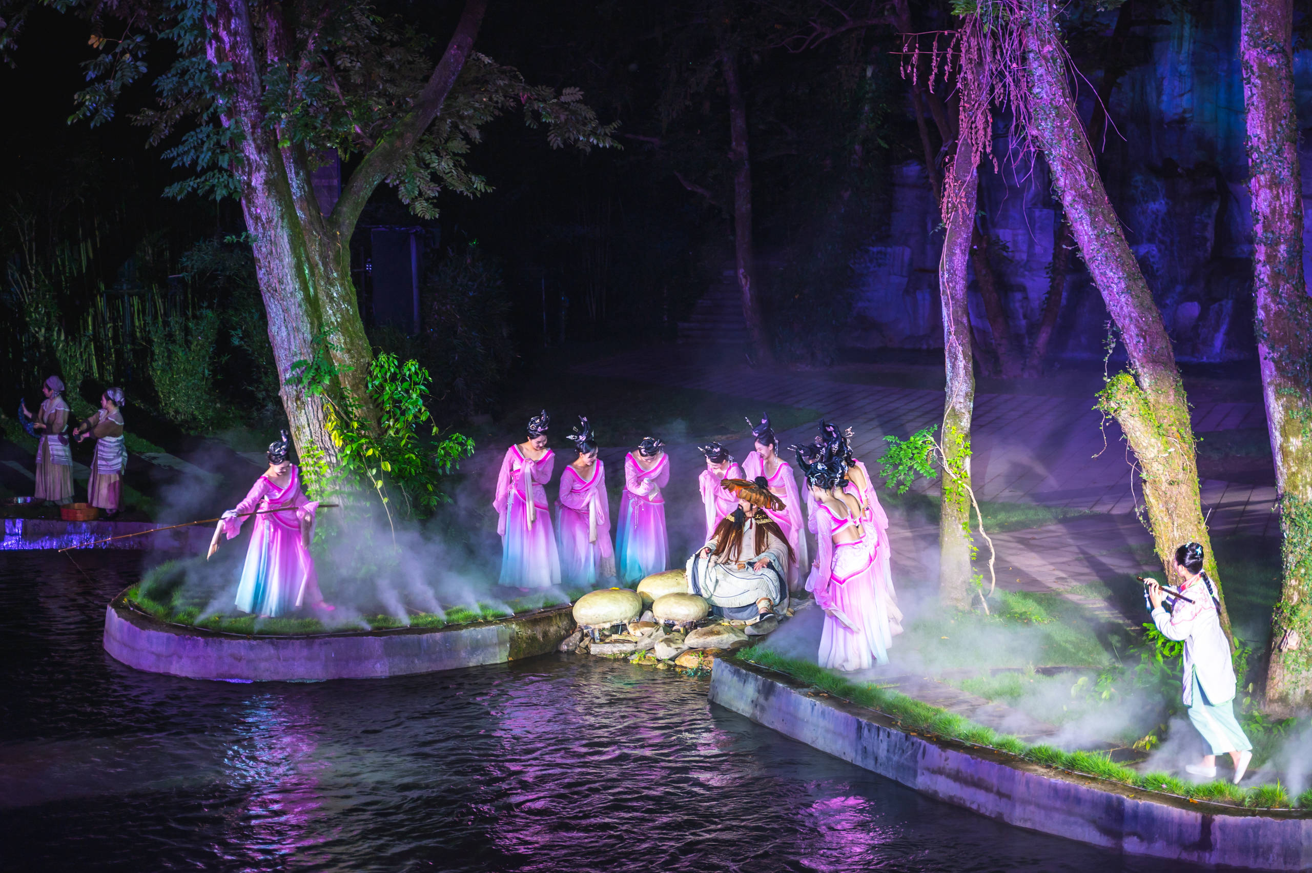 去建德,一定要看的演出,大型沉浸式山水实景演艺《江清月近人》_新安