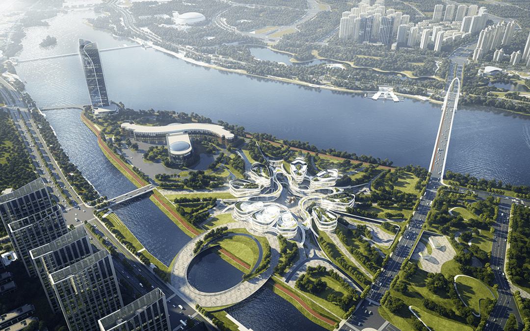 金融功能区,亚马逊aws落户,为"双创"企业提供技术培训;擎领浐灞数字