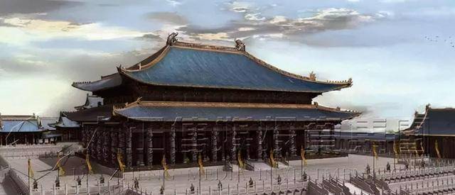 元大都宫殿大量使用白色装饰物,即"张白盖帘帷,皆锦绣为之".