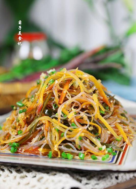 原创这是一道解腻凉拌菜做法简单味道爽口值得收藏