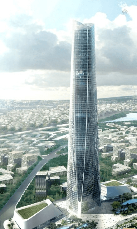 高428米！海南超高地标建筑——海口塔，最新动态来了_项目_标志性_塔楼