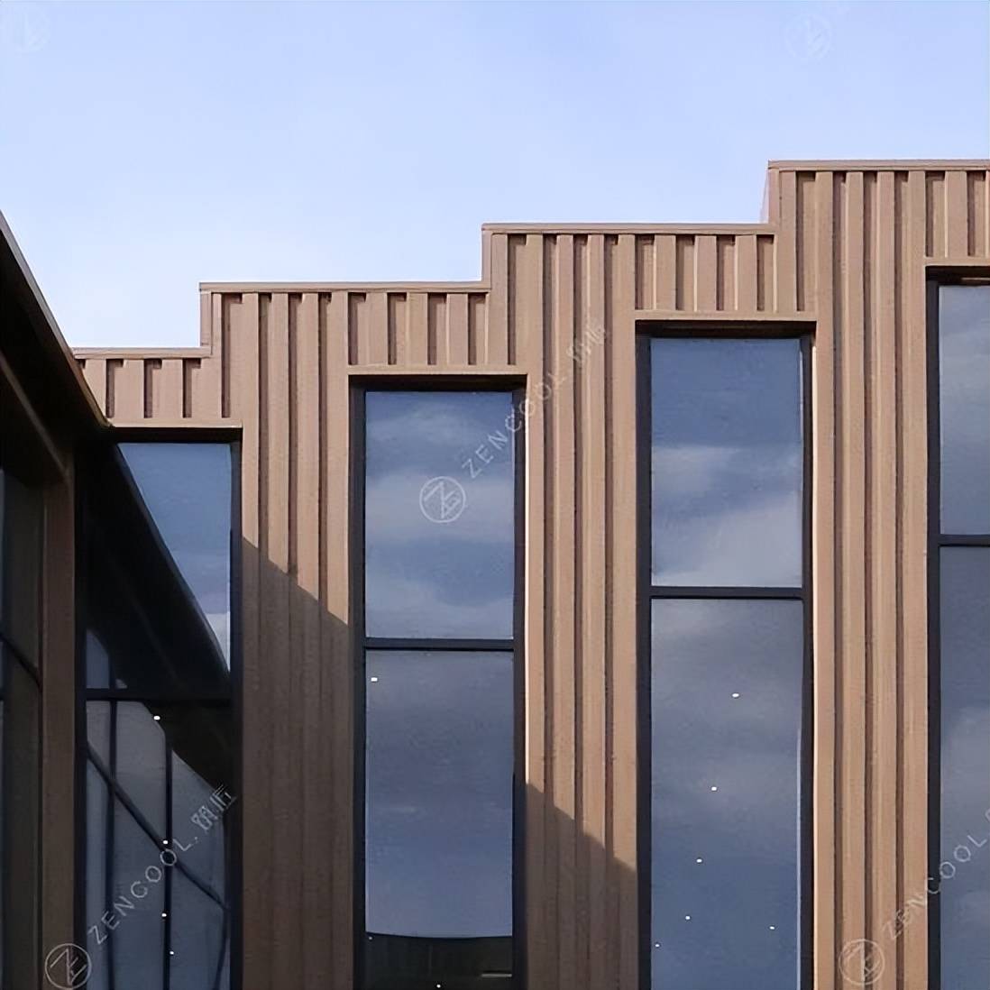 专业户外木纹合金钢板成就自然简约之美