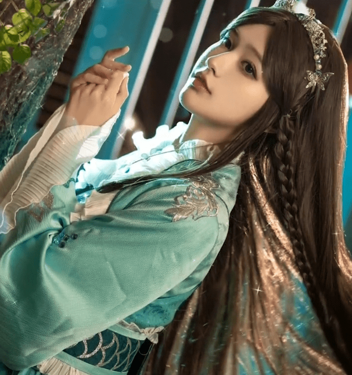 比动漫还美,女生cos《斗罗大陆》宁荣荣,成品跨越次元壁_角色_国漫_茗