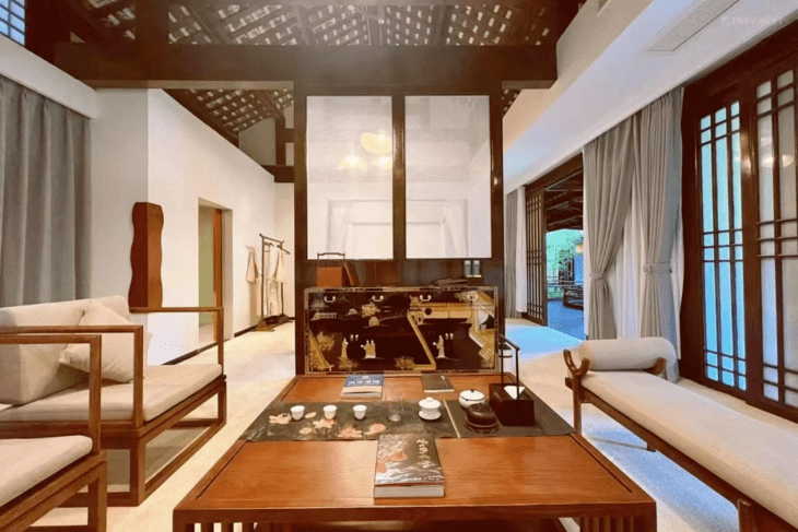 梦华录唐宋风青城山3000㎡庭院