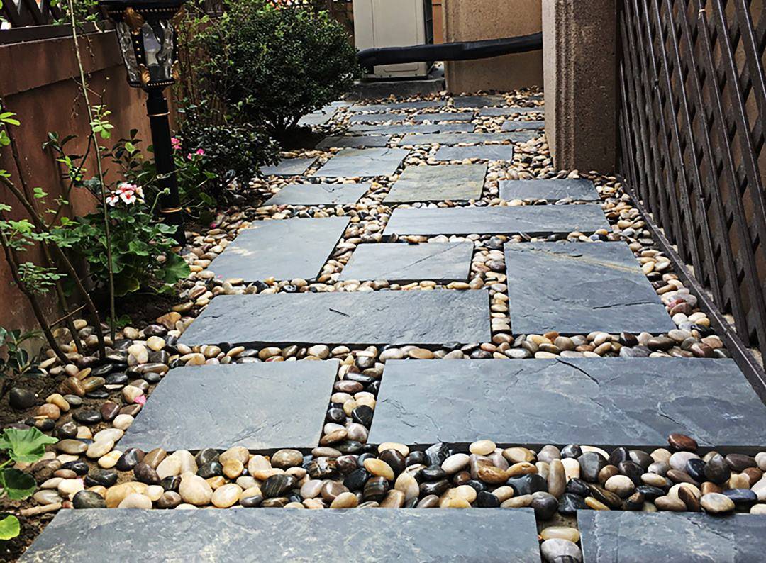 庭院小道如何设计,5种庭院小径,让你的院落充满"风情万种"_鹅卵石