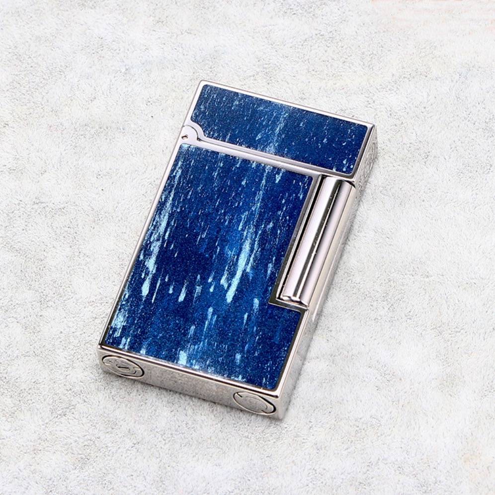 2016年都彭限量版打火机75周年纪念版atelier朗声蓝色火焰打火机