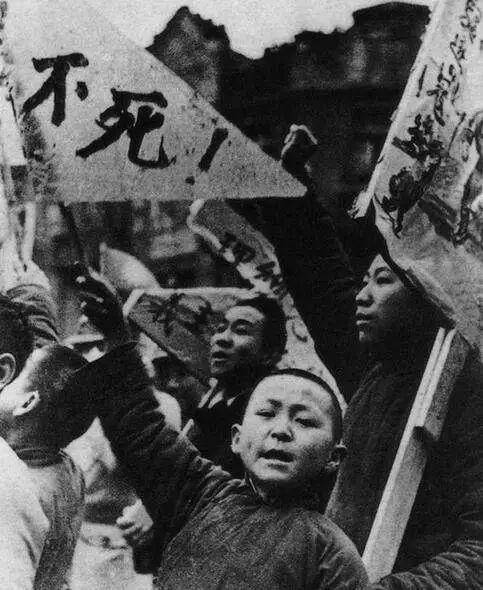 抗战中的中国童子军老照片