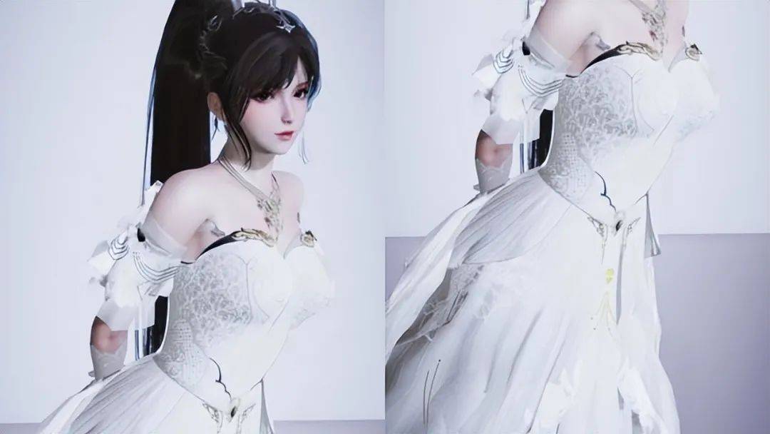 斗罗大陆,花嫁小舞有多美,白纱身材尽显,网友表示唐三真幸福_婚纱