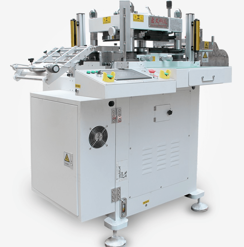 模切機為滿速生產效率18000pcs/min,其作業方式主要是通常第一臺機器