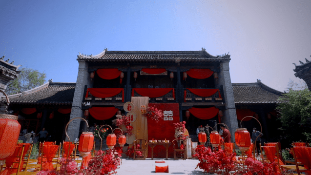 商丘古城举办传统中式婚礼刷屏展示中国文明婚俗新风