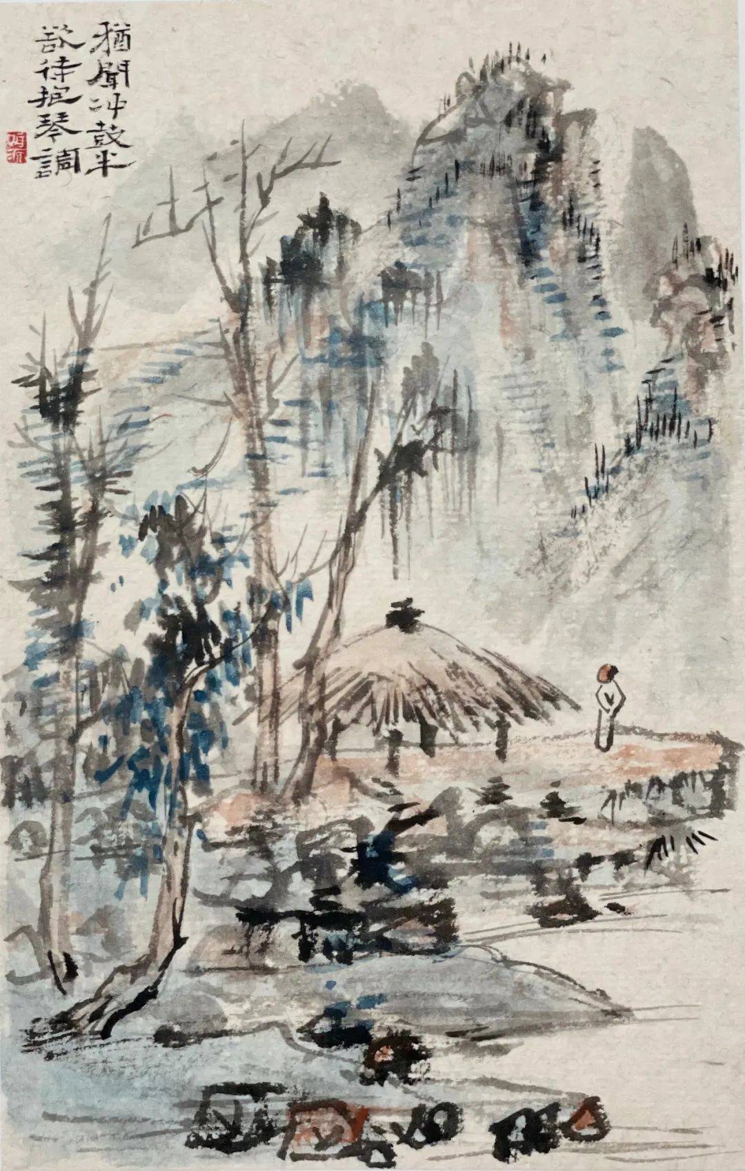 中国传统山水画的四大意境美附宋唯源山水画作品