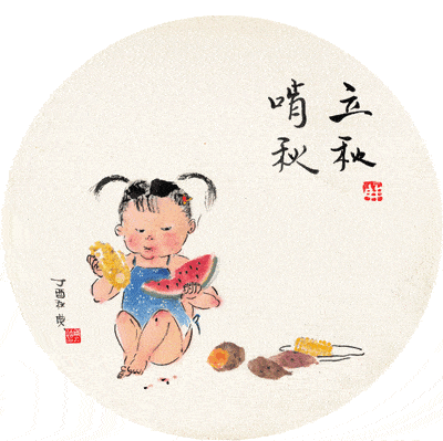 万 物已惊秋 l 享立秋传统习 俗