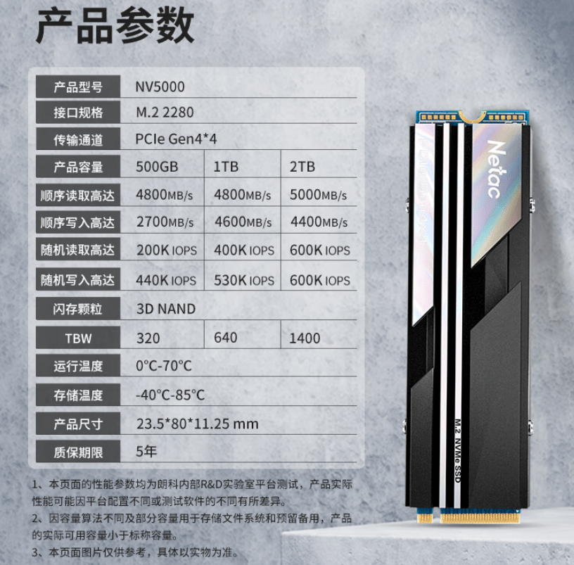 朗科NV5000 PCIe 4.0 SSD评测：国产速度，开始腾飞_主板_产品_设计