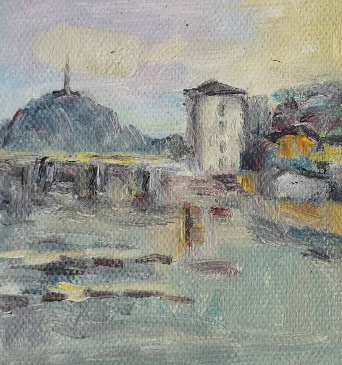 『人物聚焦』肖冬生小幅油画风景写生_cm_美术家协会_江西省