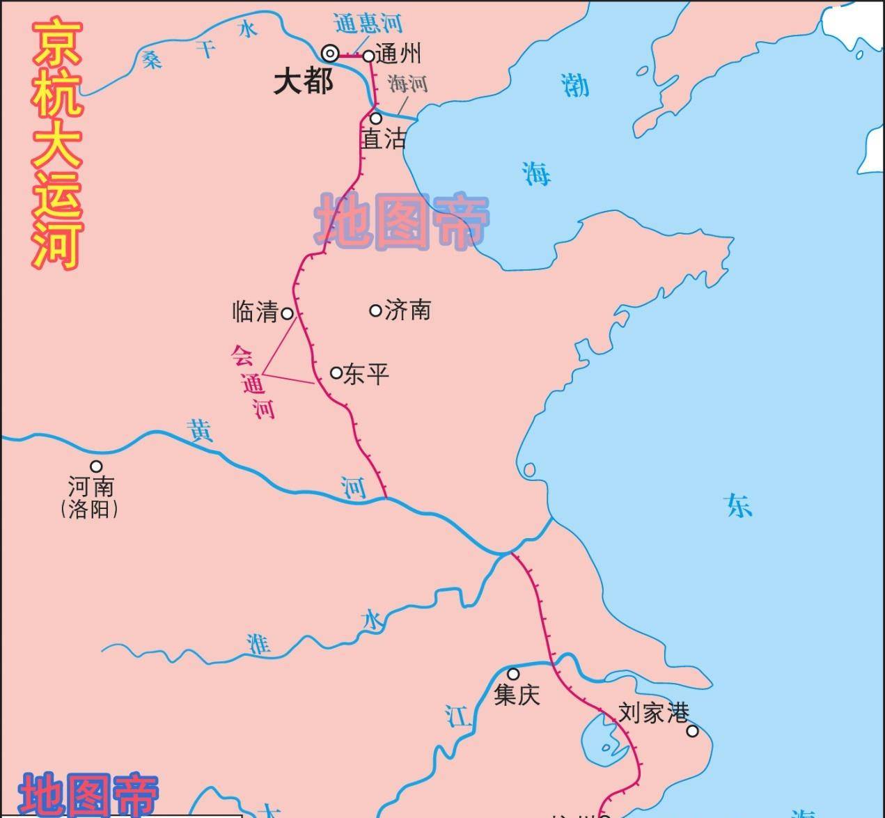 京杭大运河分段图片