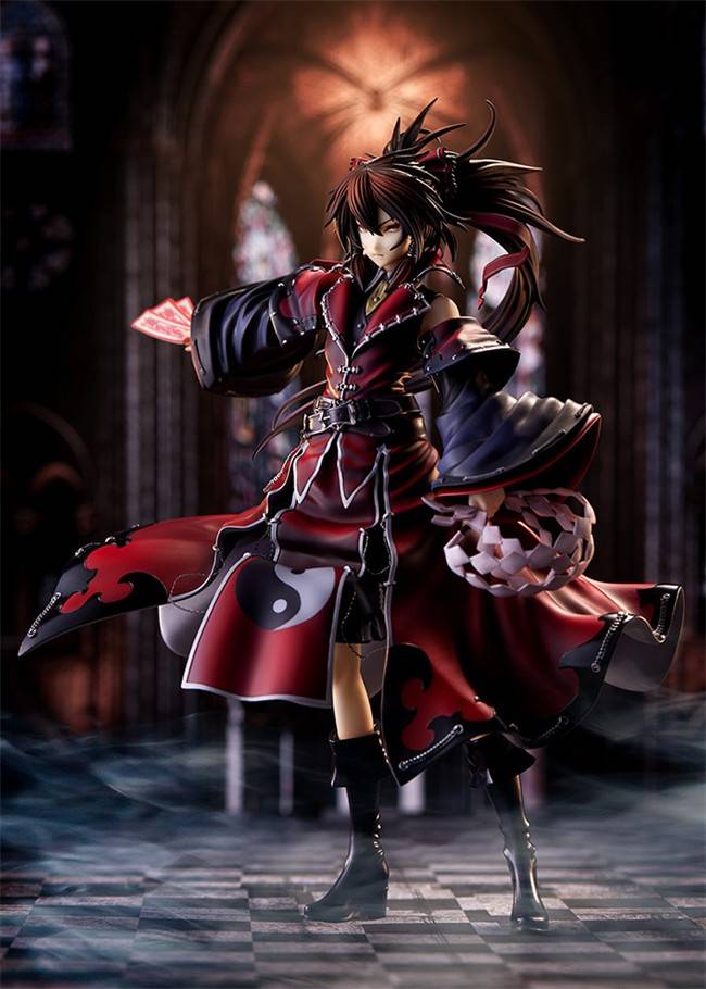潮趣:《红魔城传说》博丽灵梦 手办 帅气登场_黑色_风格_project