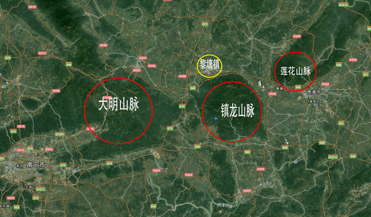 不是两条铁轨造就广西第一强镇黎塘镇，实际上是三座大山