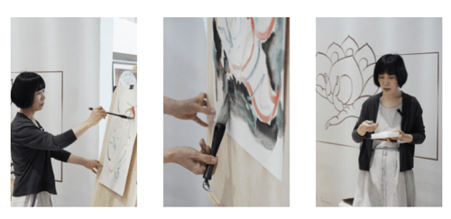 三万 数字艺术携手自有ip,画家刘向红个人分享会在杭启幕_壁画_活动