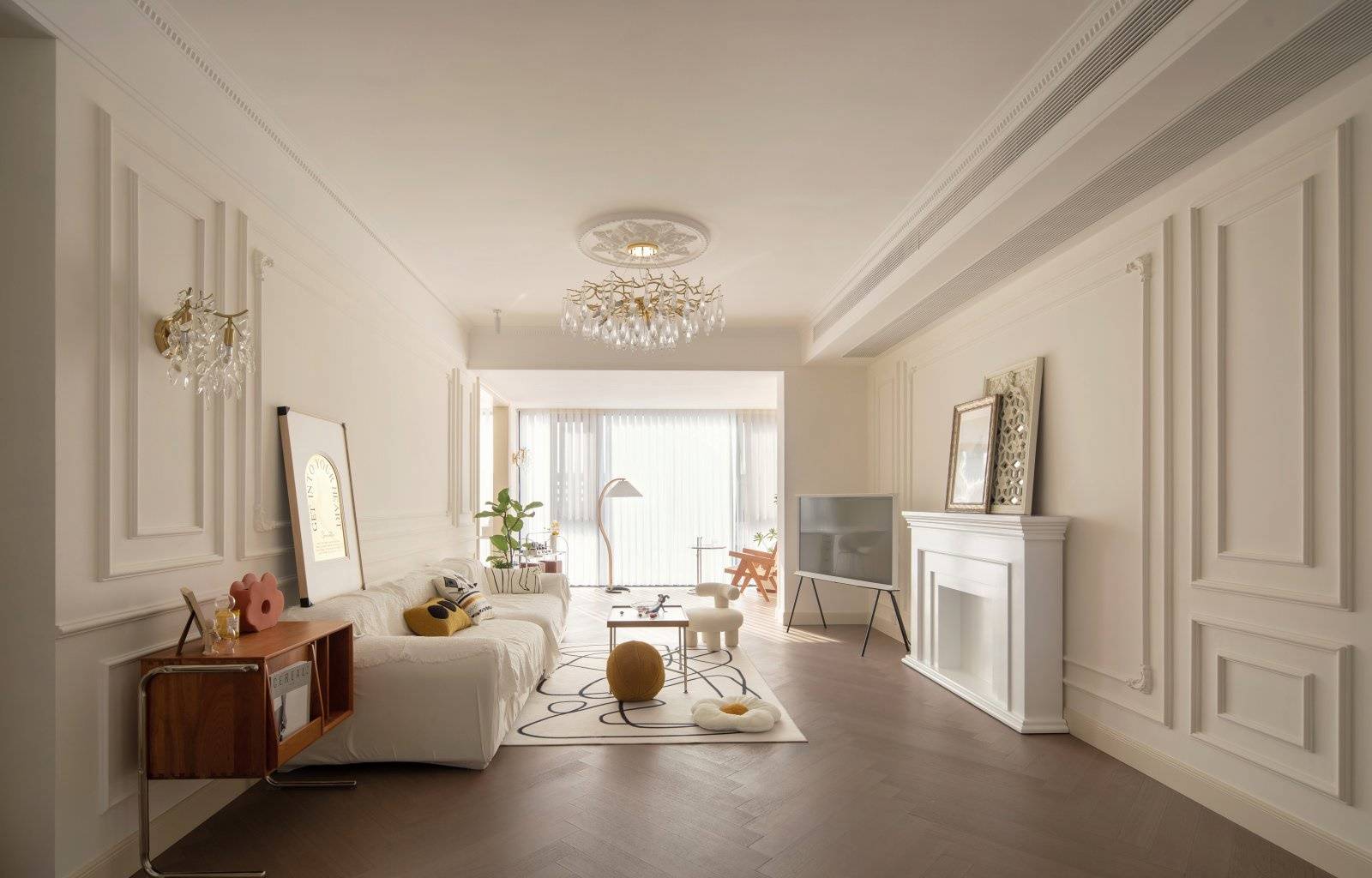 样板房改成法式风,直接惊艳所有人_空间_设计_黄铜