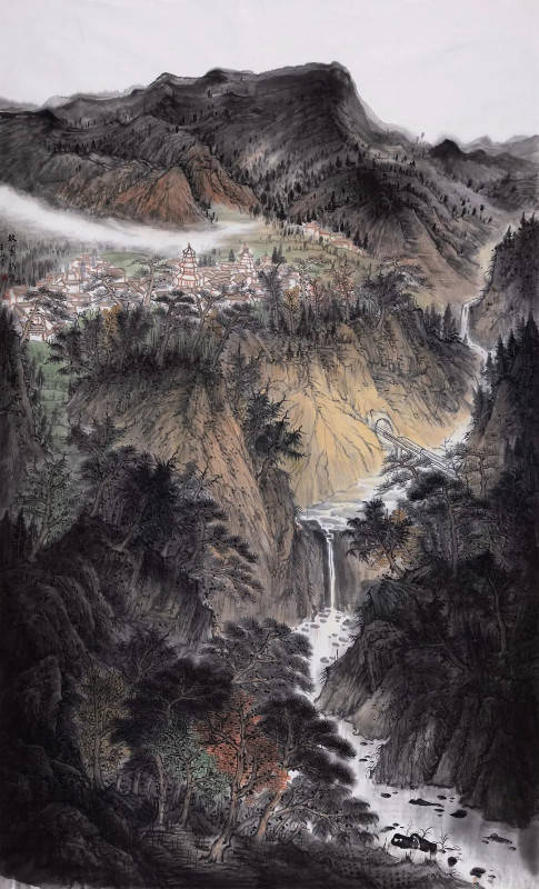 国画名家丨王玉山:用传统笔墨绘就新时代画卷_中国美协_作品展_全国