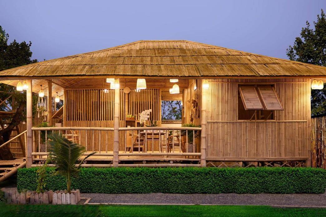 盘点特色原竹结构竹屋,竹房子,双层竹建筑案例鉴赏