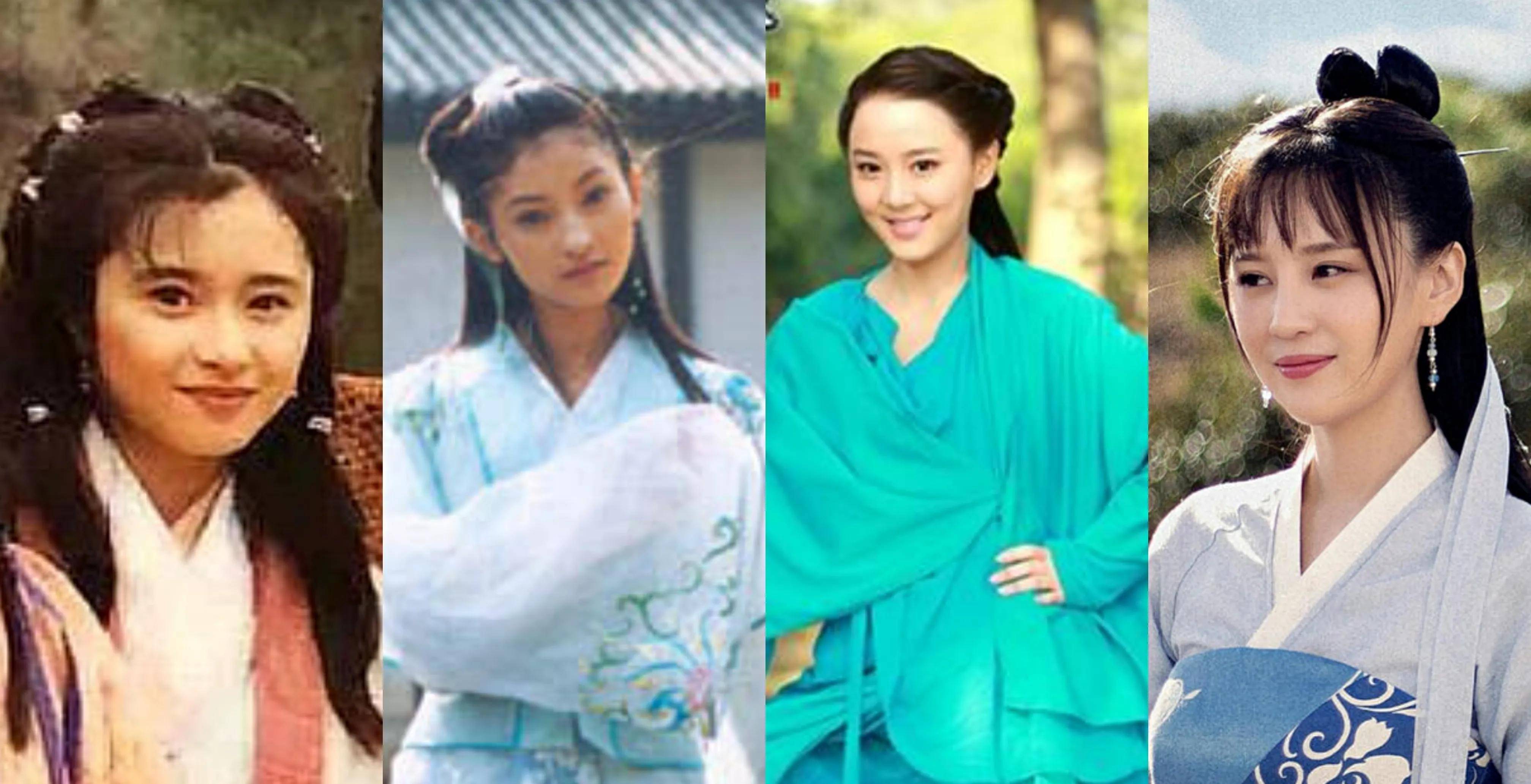 盘点《天龙八部》4个版本中的女性角色,你的童年女神是哪位_阿朱_金庸