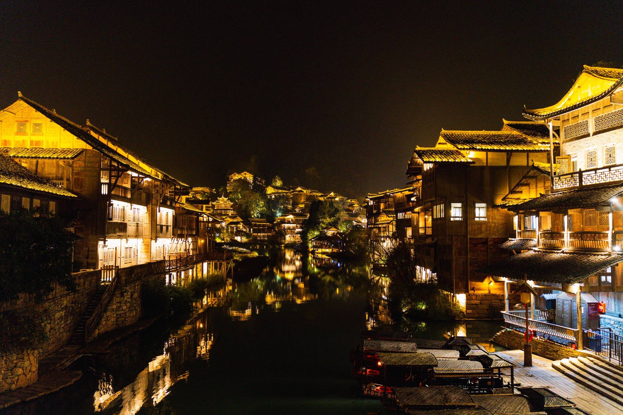 遵义古城夜景图片图片