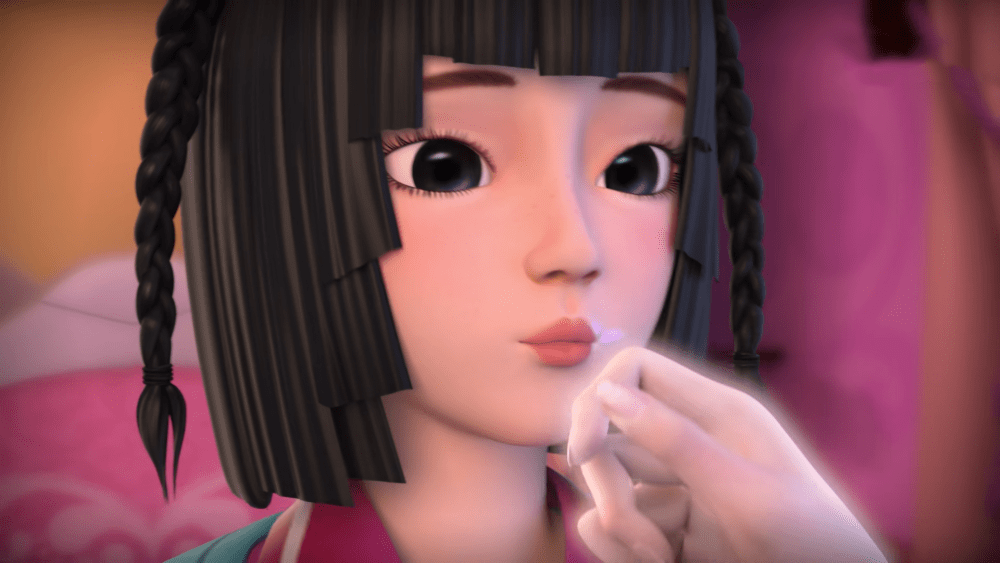 叶罗丽:思思一直绑马尾,仅有两次把马尾放下,次次美到不敢认!