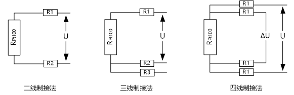 pt100二线制接线图图片