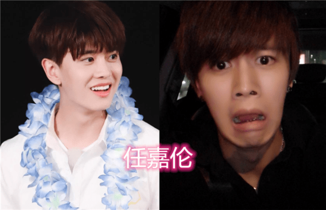 明星扮丑有多拼,宋威龙,任嘉伦还好,看到千玺被戳中笑点了_右图_嘴巴