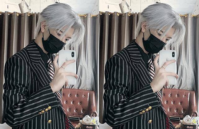 七鹤大人为甩掉"鸭嘴兽"外号,曝出大学旧照,看清颜值:心碎了_口罩