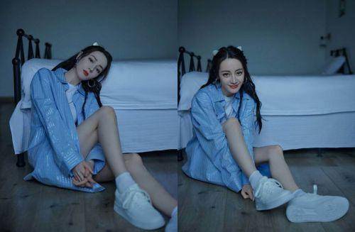 生日当天素颜出镜庆生,这个大长腿真是可以_迪丽热巴_杨幂_祝福