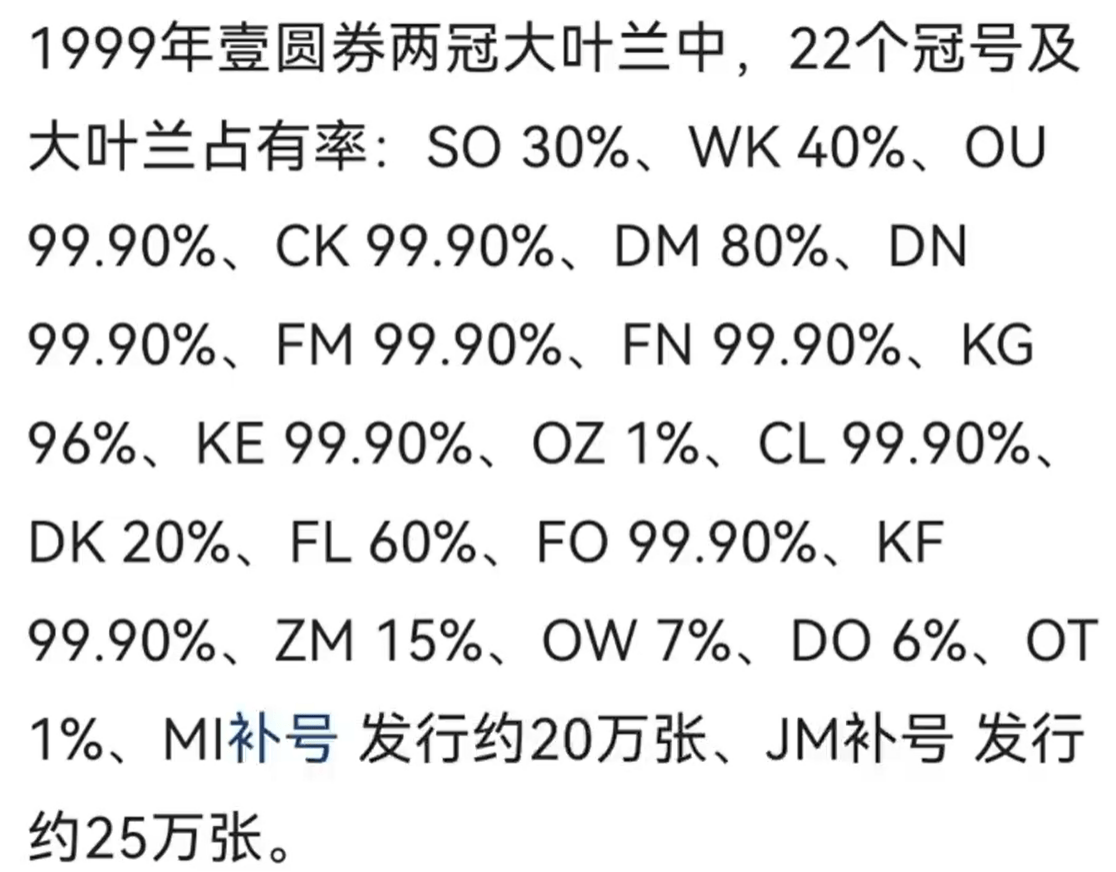 99年1元中的这种水印,碰到记得留下来