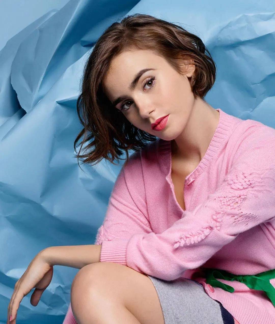 莉莉·柯林斯,英国版赫本,入选"世界最美的100张面孔"