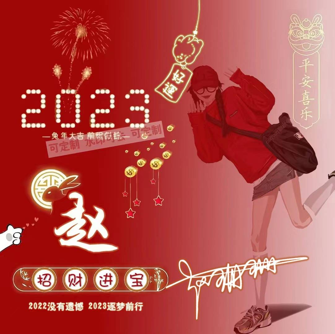 姓氏頭像,微信頭像,2023新年情侶諧音精緻簽名頭像,有你喜歡的嗎?