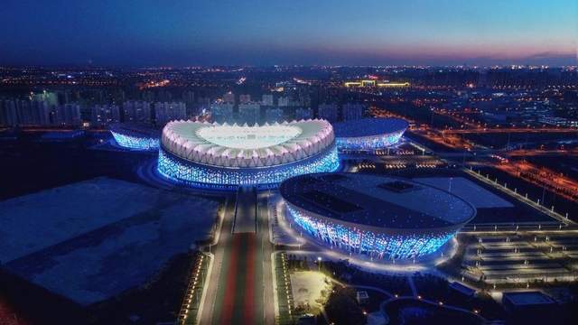 照明設計|長春奧林匹克公園的夜景設計賞析_建築_林海_效果