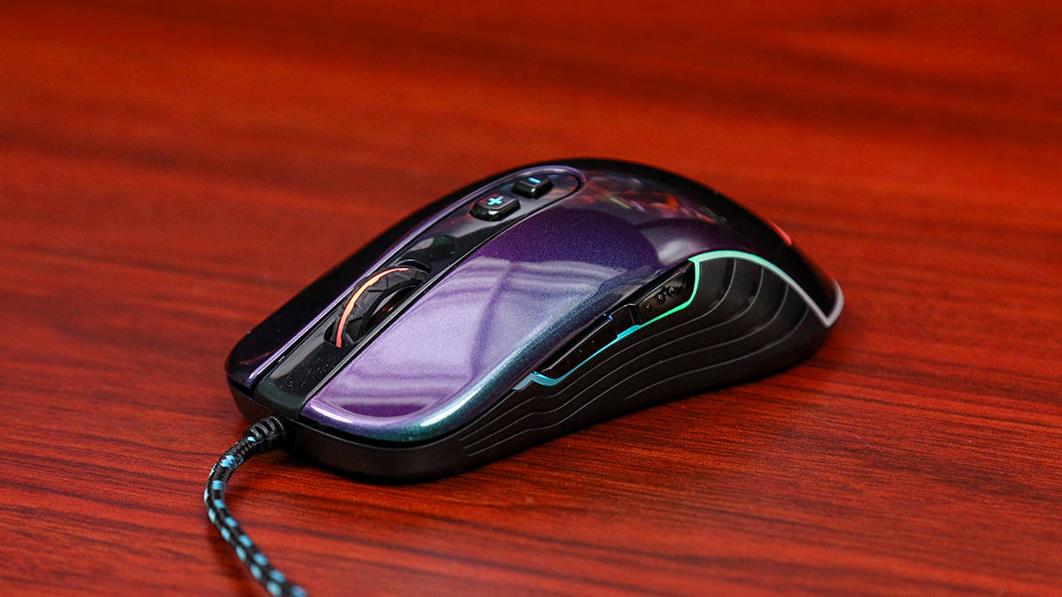 新贵GX6 Pro幻彩漆有线游戏鼠标评测：炫彩外观，出色手感