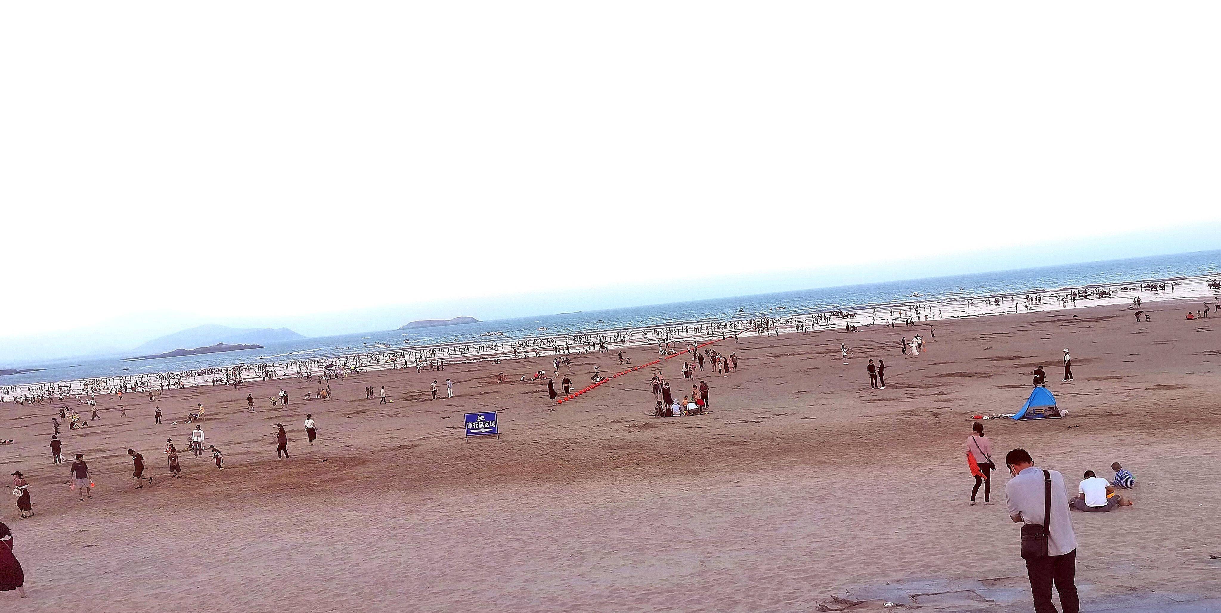 平潭县城美丽可爱,龙王头沙滩很广阔,真是理想的度假避暑胜地_太阳