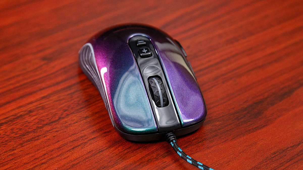 新贵GX6 Pro幻彩漆有线游戏鼠标评测：炫彩外观，出色手感