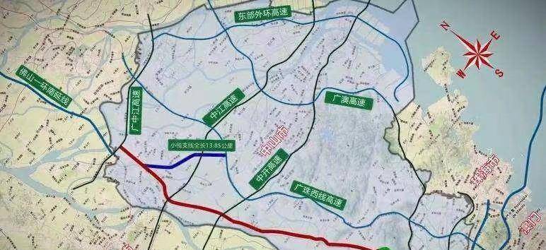 中山西环高速公路,2023年春节前全线通车,中山境内互通不堵塞_小榄
