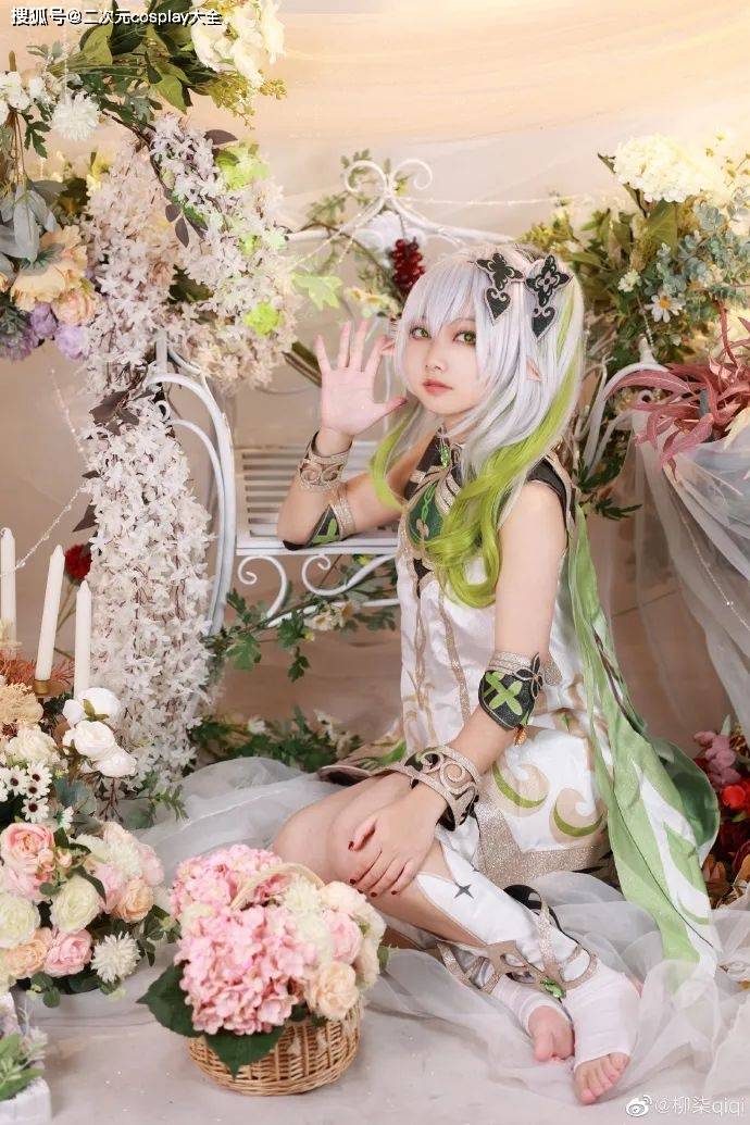 《原神》纳西妲cos,好有气质的小草神,太可爱啦!_qiqi_摄影_公馆