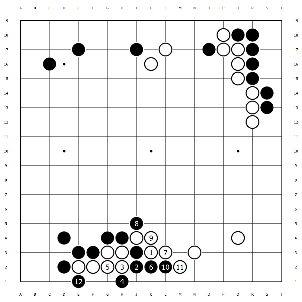 围棋网课：中盘阶段常型割断的研究(野狐1级)