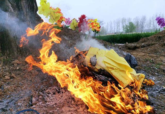 烧纸钱并非封建迷信_蔡莫_妻子_众人