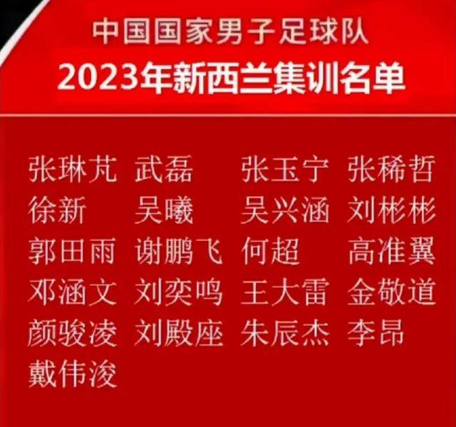 而且,2023年中国男足国家队首期集训名单显示,名单中没有归化球员.
