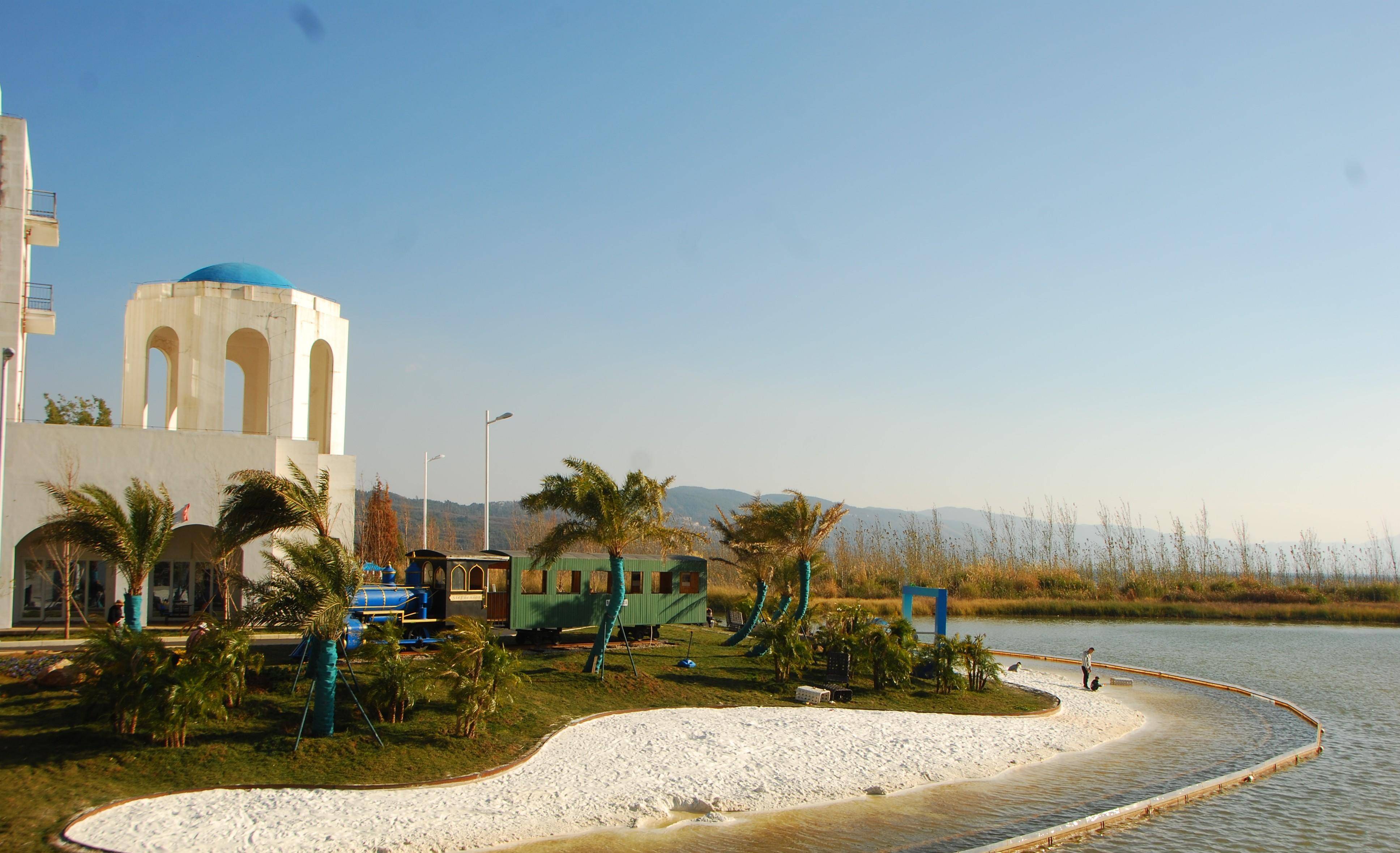 早春二月,漫步昆明阳宗海湿地,迎接春暖花开的惬意,美哉_湖泊_湖水